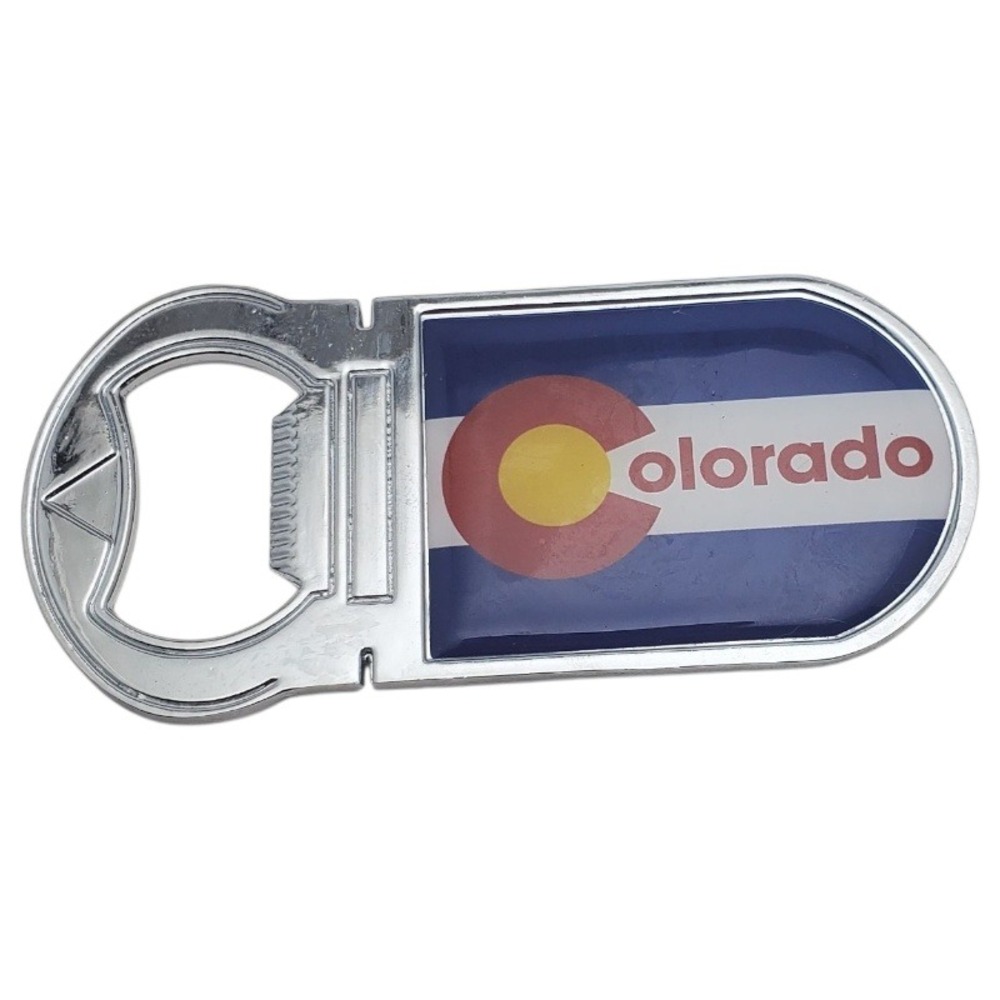 Colorado Souvenir Bottle Opener Magnet State Flag Beer Opener Travel Tourist US